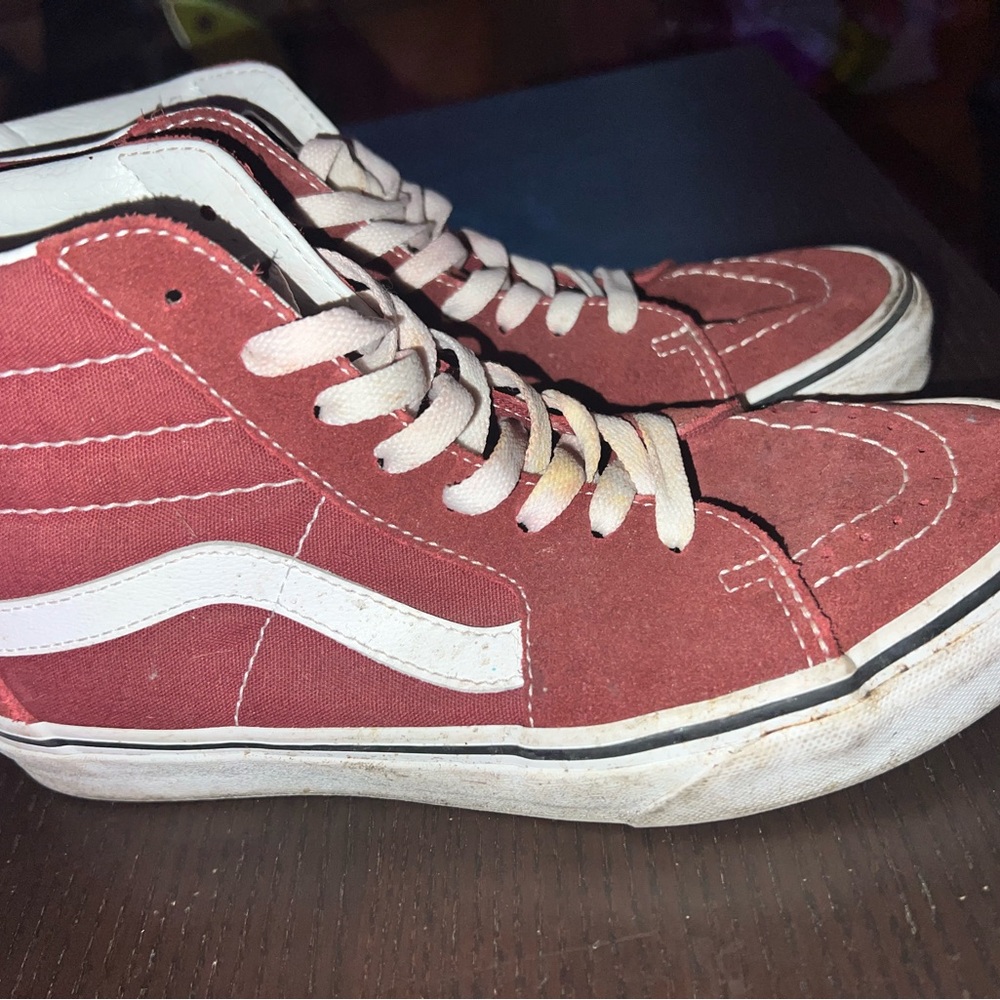 Burgundy Vans